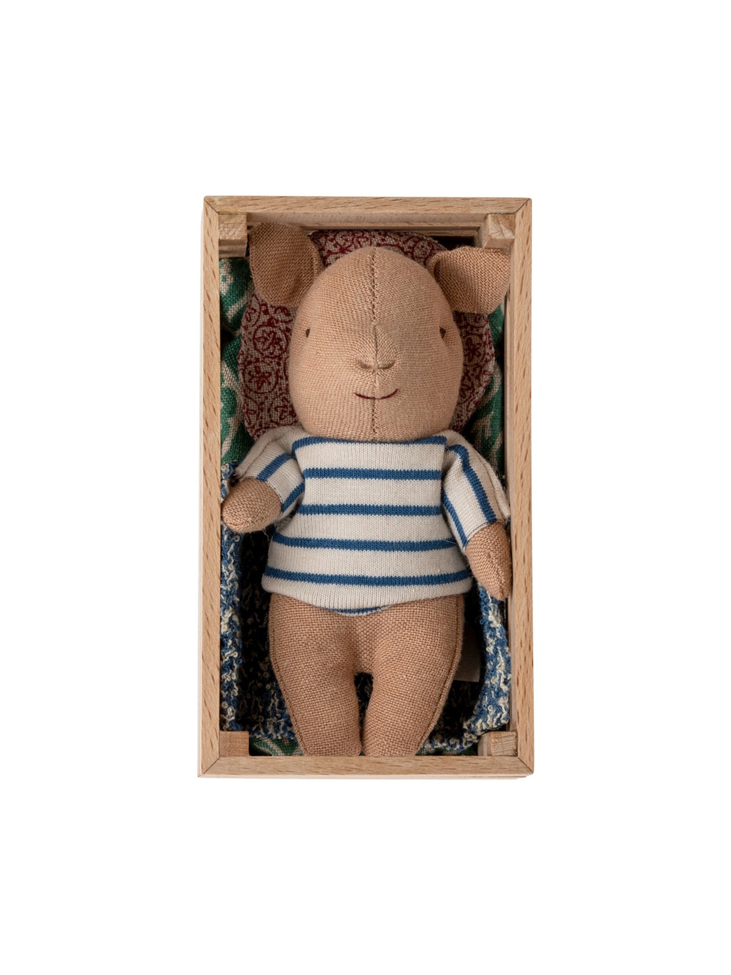 Maileg Pig in Box Baby Boy Weston Table