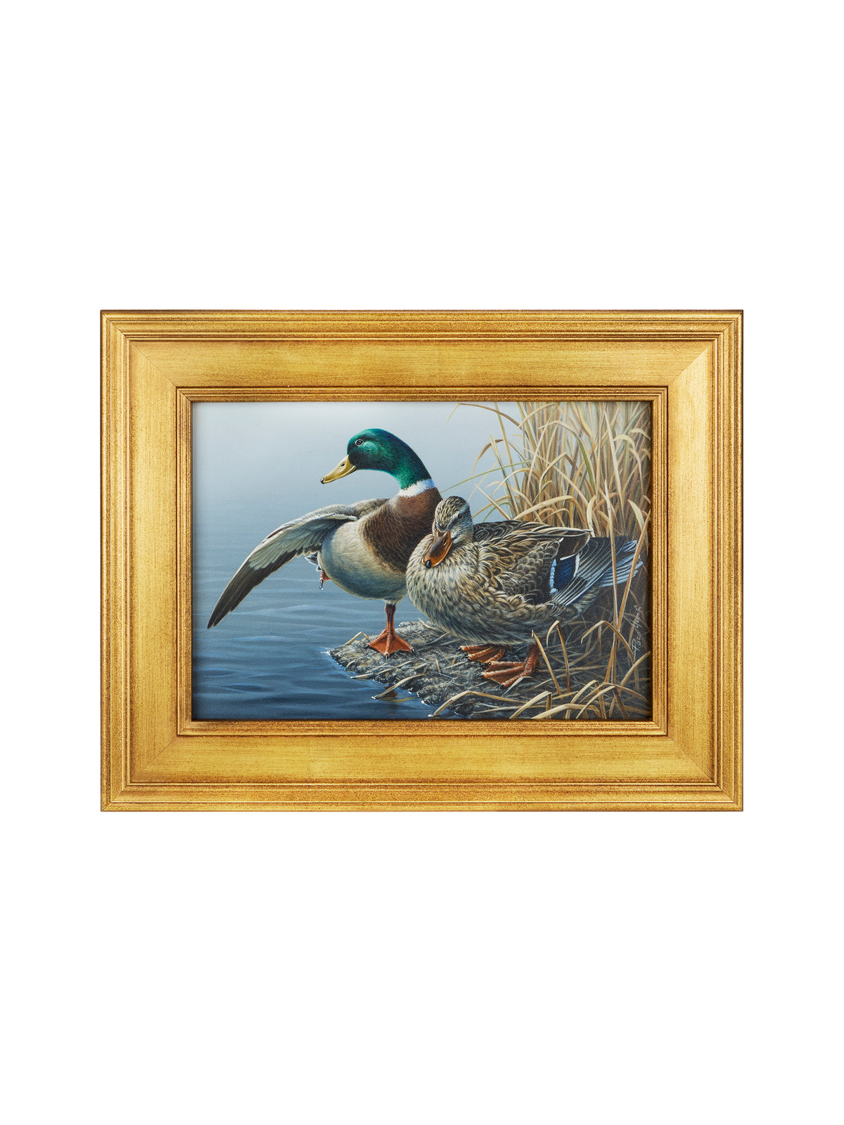Mallards Oil on Board Painting Paco Young Weston Table