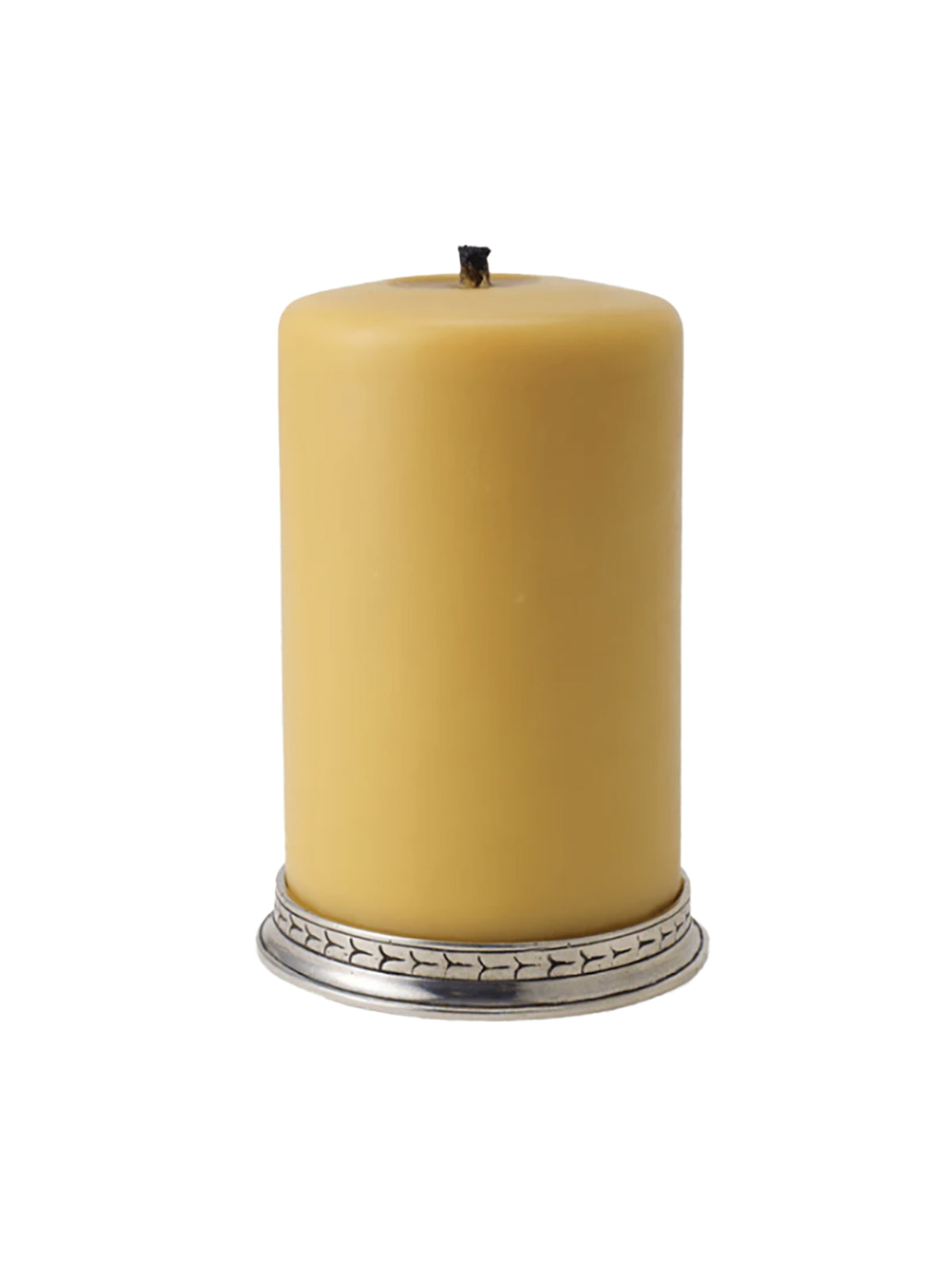 MATCH Pewter Inch Pillar Candle Base Four Inch Weston Table