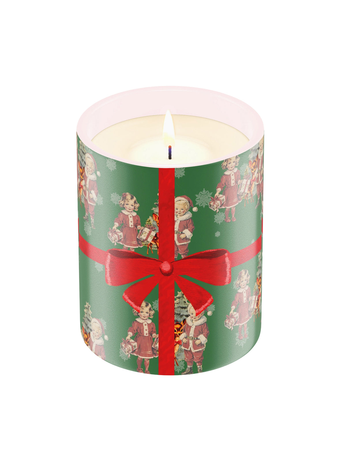 Merry Little Christmas Porcelain Candle Weston Table SP