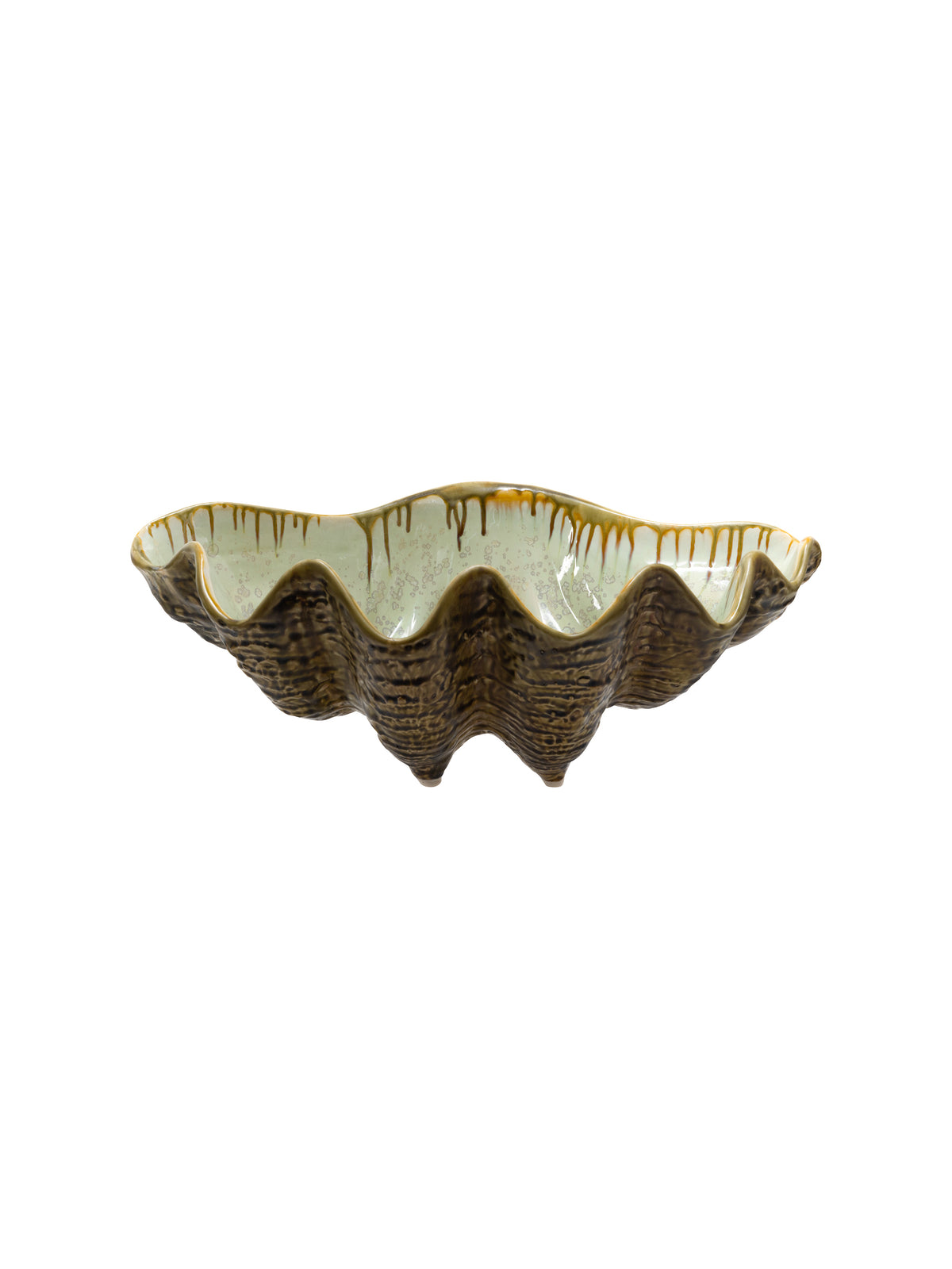 Tortoise and Mint Sea Clam Bowl Weston Table