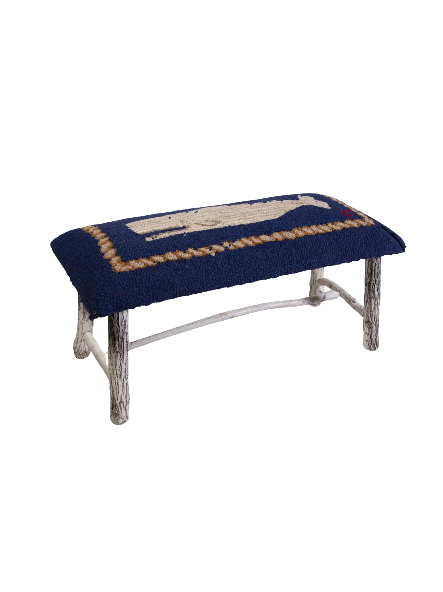 Moby Dick Hooked Wool Top Bench Weston Table