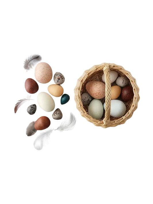 Moon Picnic Bird Eggs in a Basket Weston Table