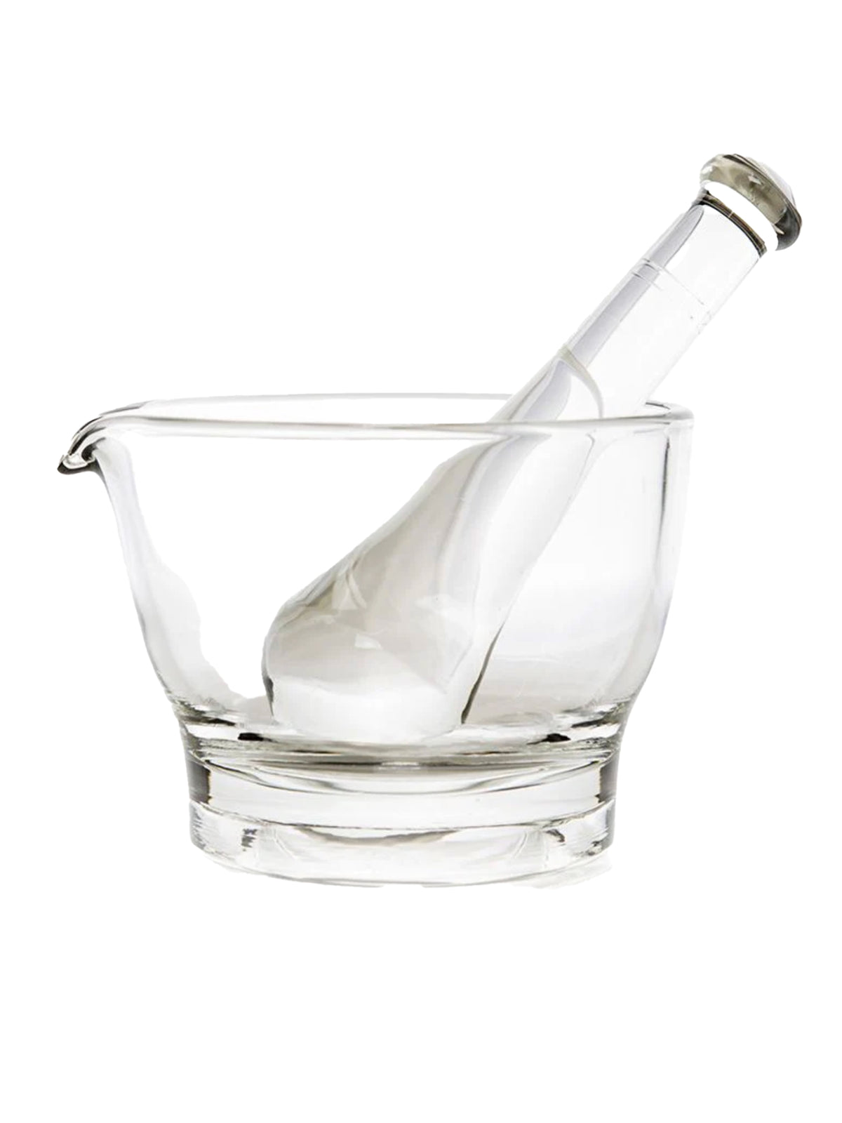 Mosser Glass Crystal Mortar & Pestle 12Ounces Weston Table
