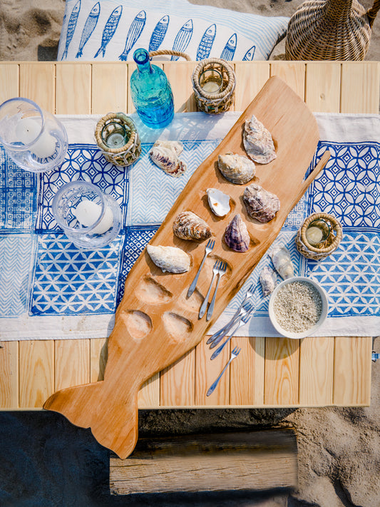 Nantucket Whale Oyster Serving Board Weston Table