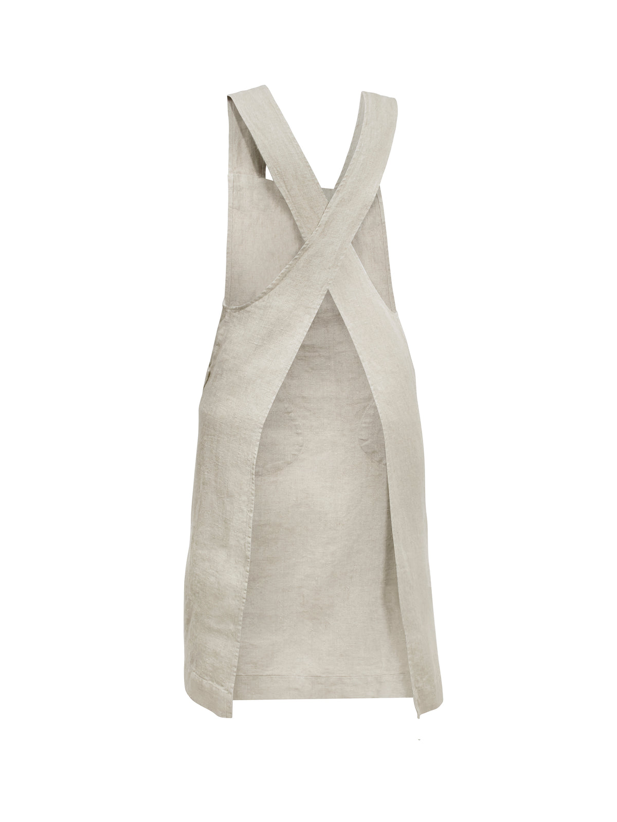 Natural Linen Back Cross Apron Weston Table