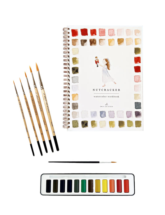 Nutcracker Watercolor Gift Set Weston Table