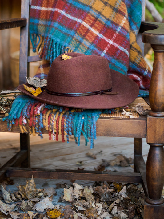 Pendleton Marni Brown Fedora Weston Table