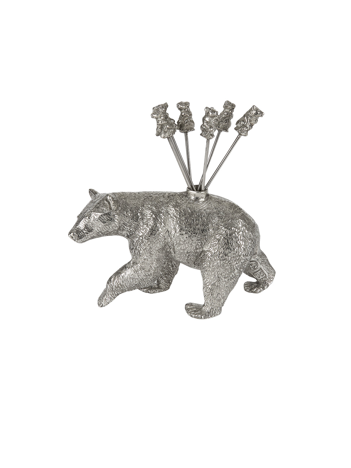 Pewter Black Bear Cheese Picks Weston Table
