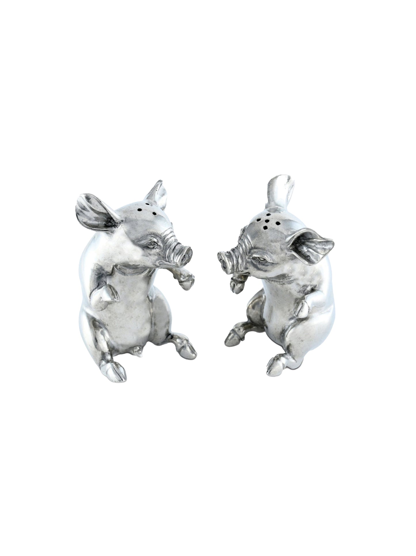 Pewter Pigs Salt and Pepper Shakers Weston Table