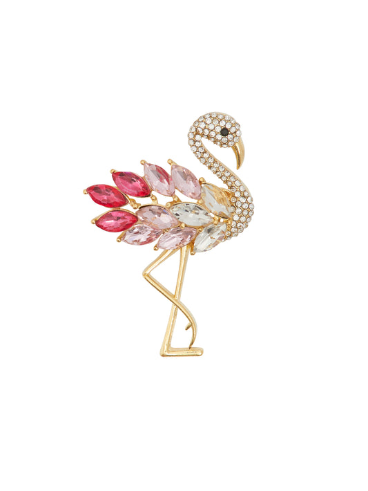Pink Flamingo Brooch Weston Table