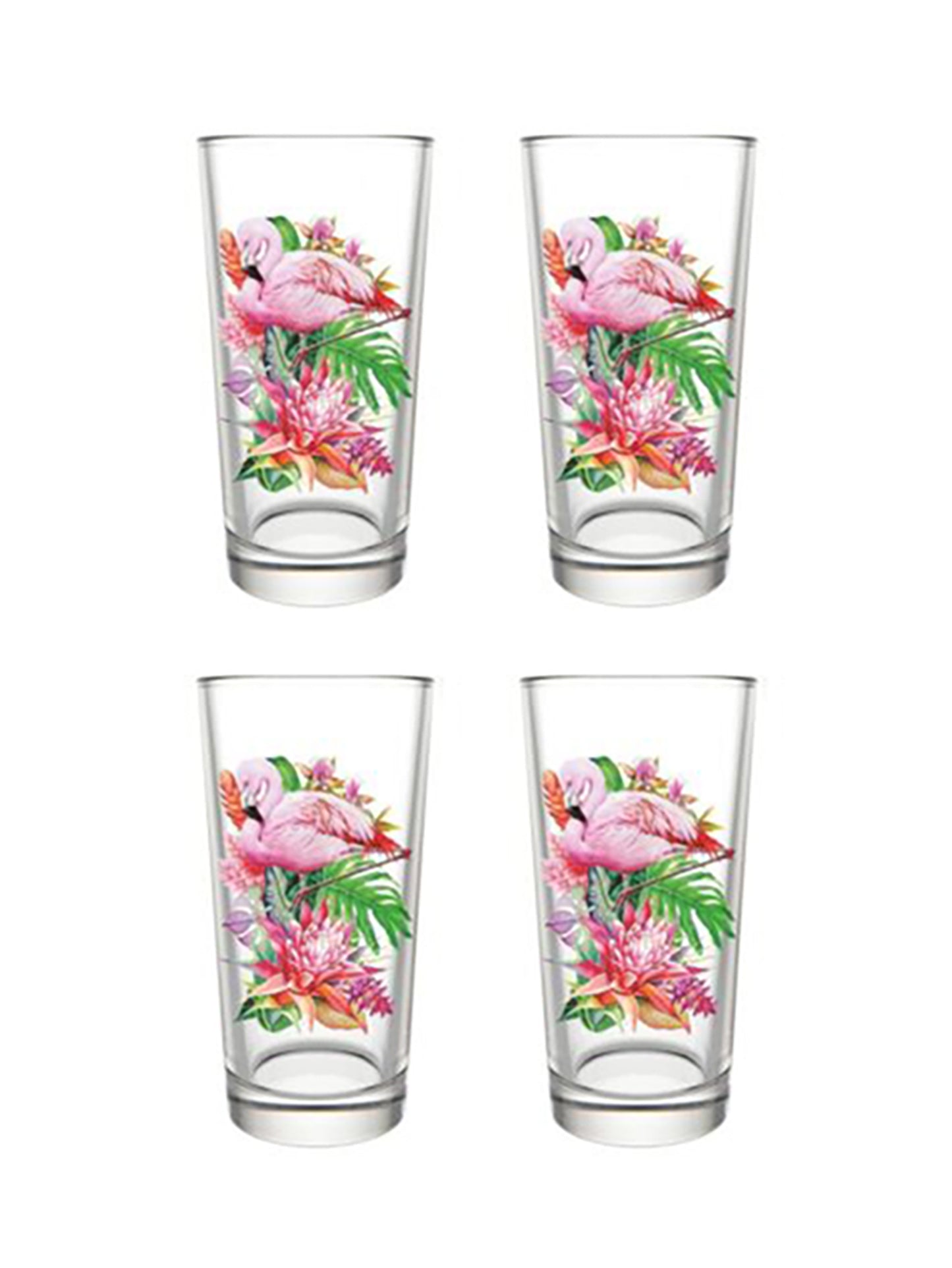 Pink Flamingo Highball Glasses Weston Table