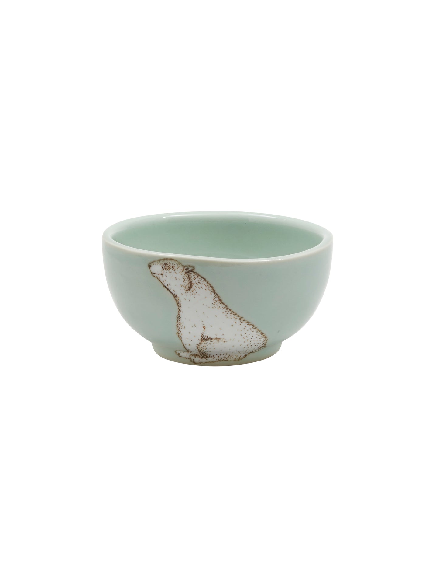 Polar Bear Small Bowl Celadon Weston Table