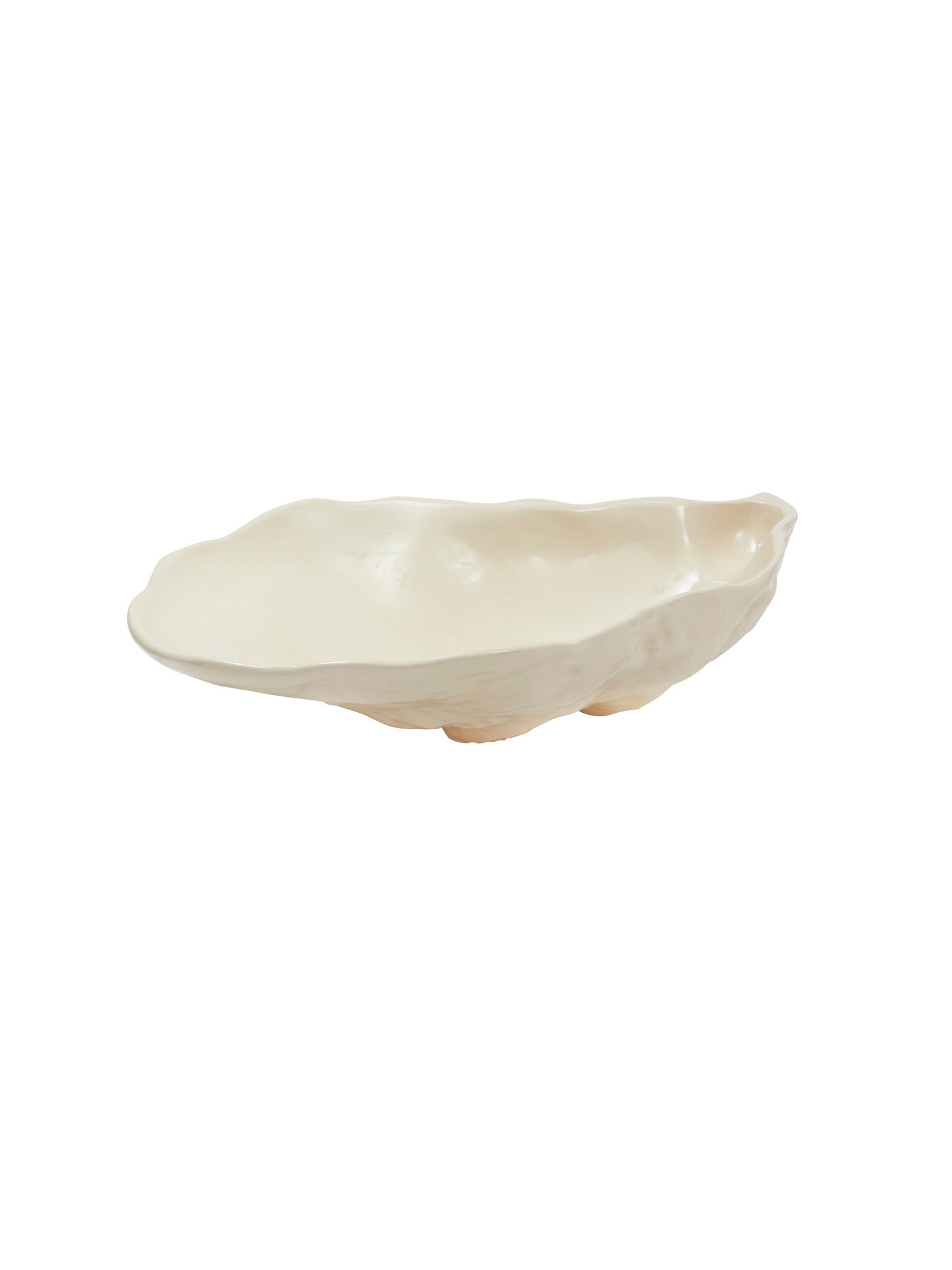 Porcelain White Oyster Coffee Table Bowl Weston Table