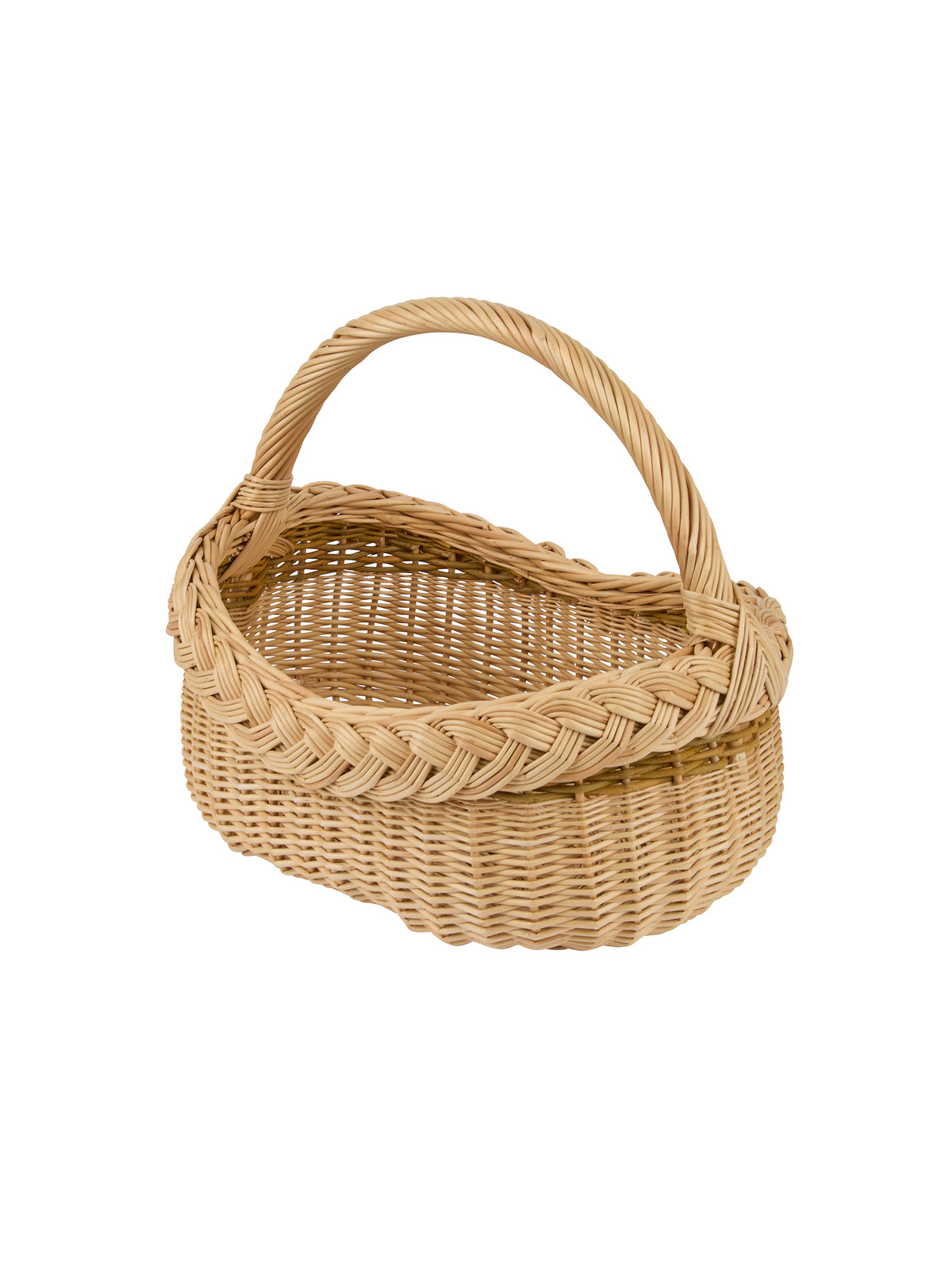 Purple Willow Hand Braided Basket Weston Table