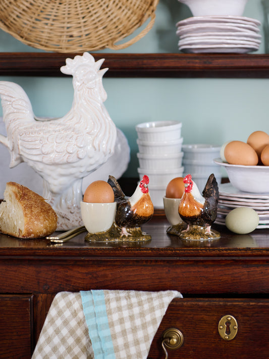 Quail Ceramics Dorking Hen Egg Cups Weston Table