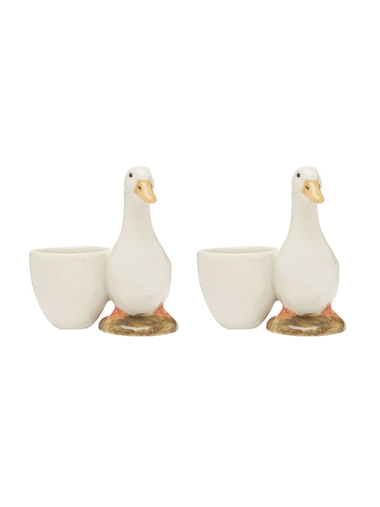 Quail Ceramics Duck with Egg Cups Weston Table