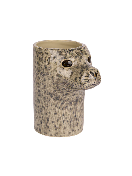 Quail Ceramics Harbor Seal Utensil Pot Weston Table