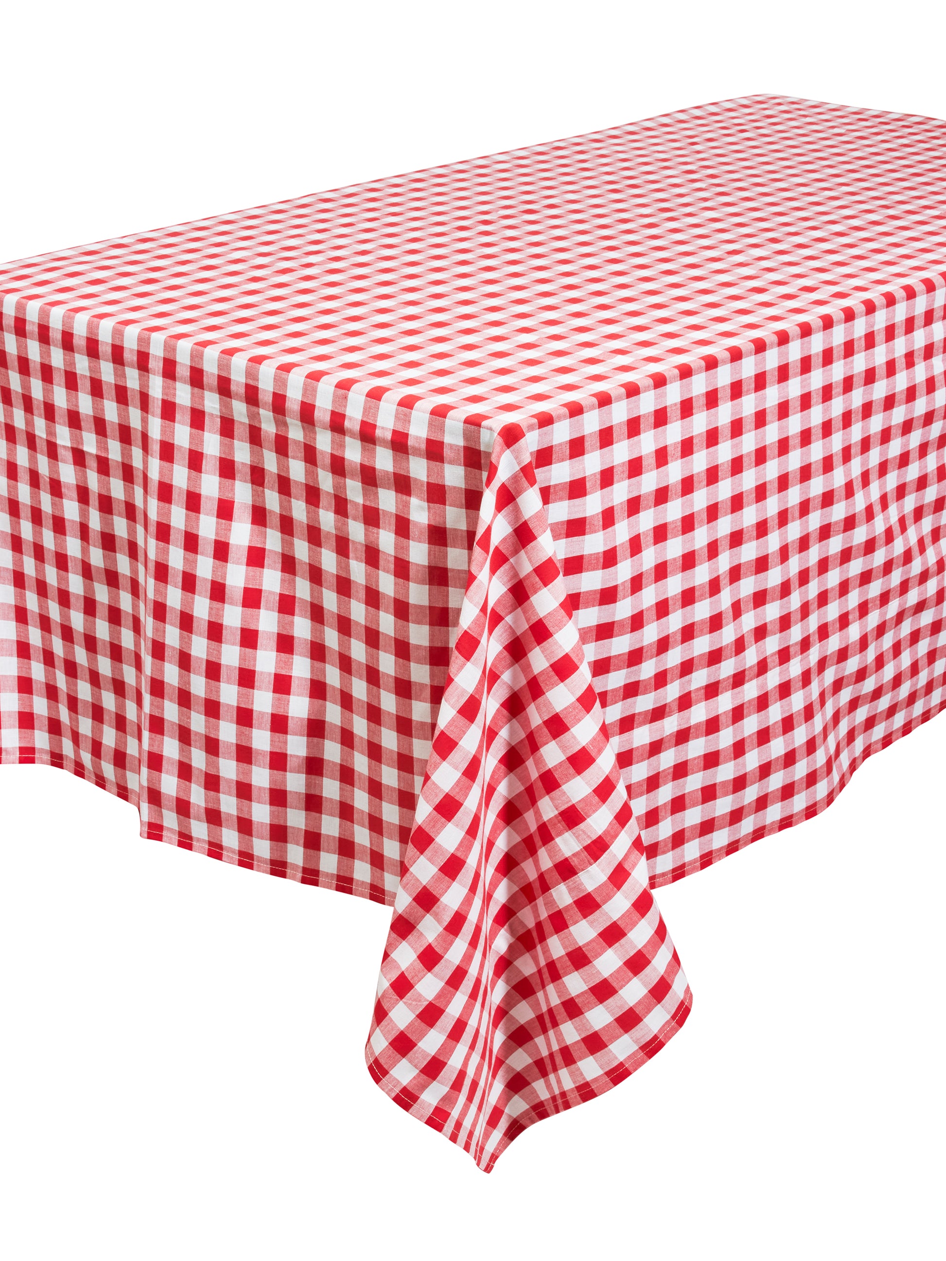 Red Gingham Linen Collection Weston Table