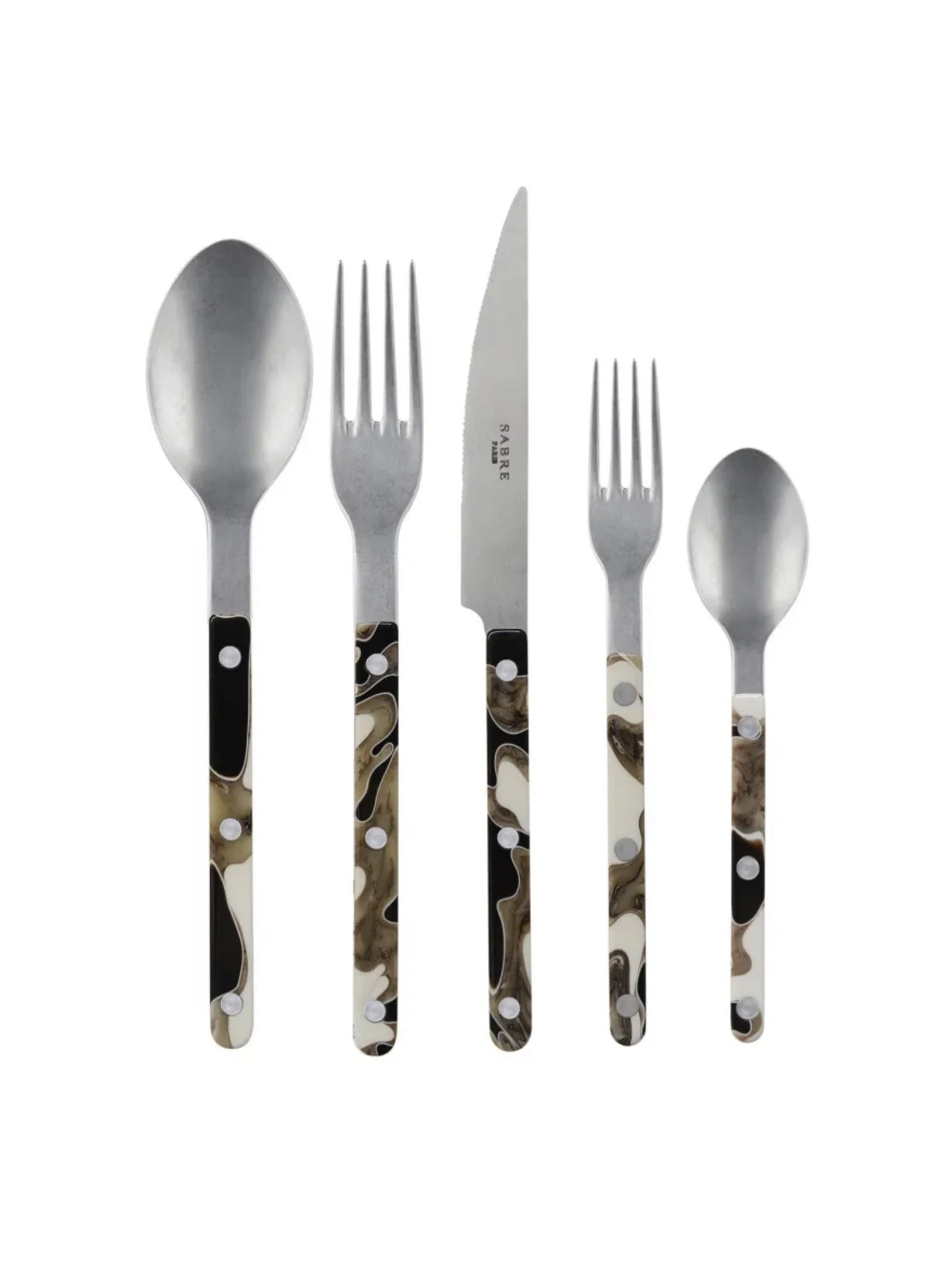 Sabre Paris Bistro Dune Vintage 5 Piece Place Setting