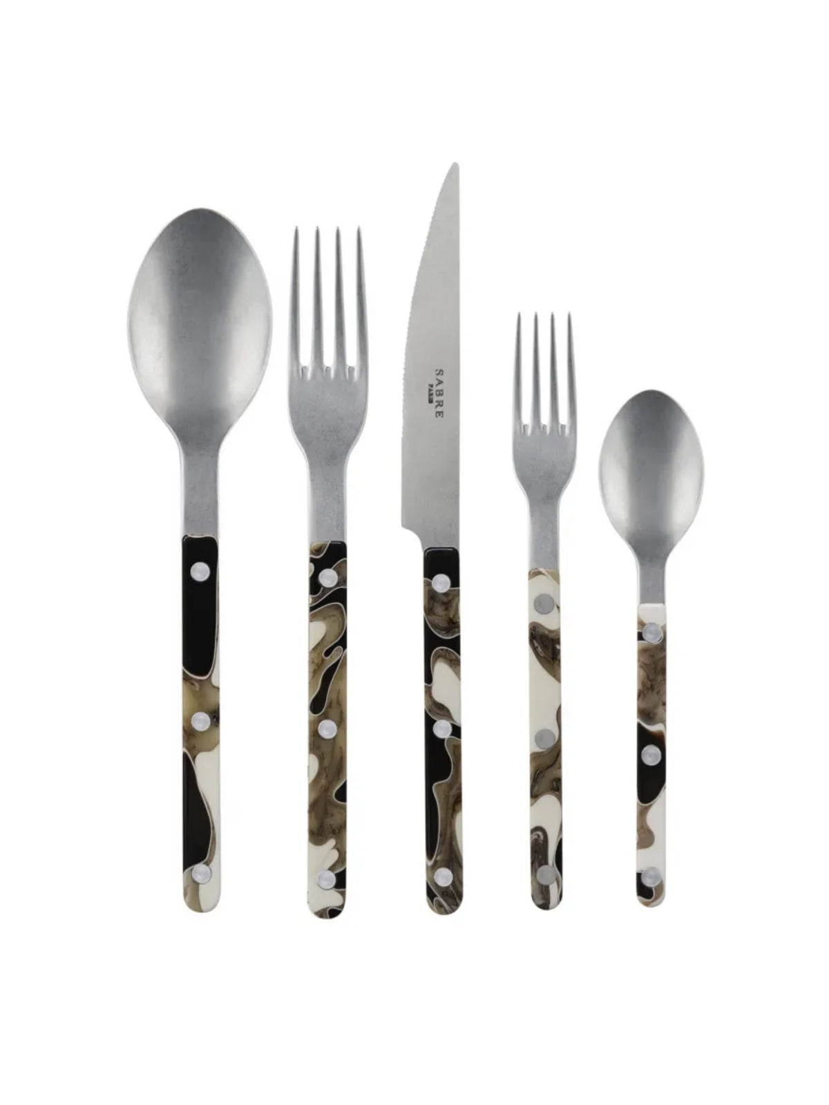 Sabre Paris Bistro Dune Vintage 5 Piece Place Setting