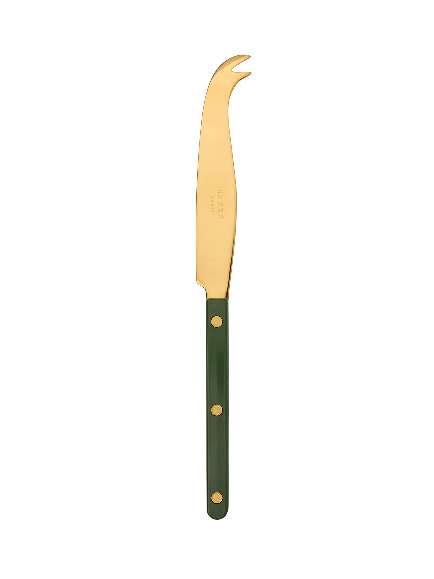 Sabre Paris Bistro Gold Green Cheese Knife Weston Table