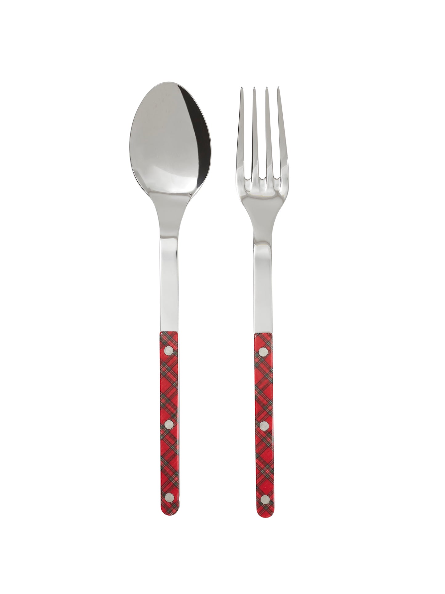 Sabre Paris Bistro Red Tartan Serving Set Weston Table