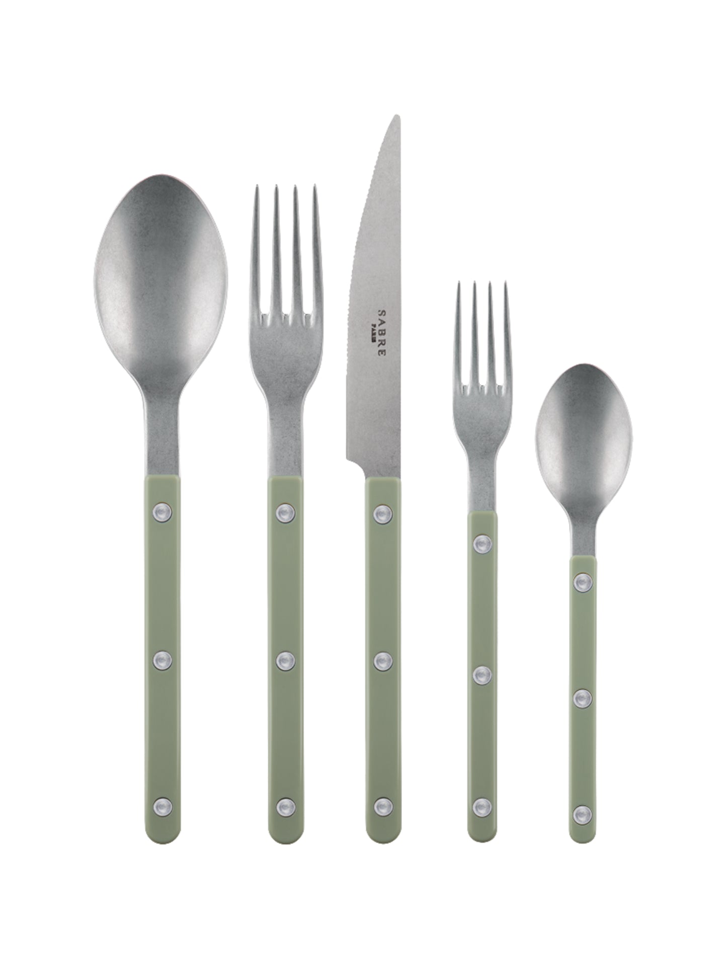Sabre Paris Bistro Vintage Asparagus 5 Piece Place Setting Weston Table