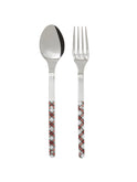 Sabre Paris Bistro White Tartan Serving Set Weston Table