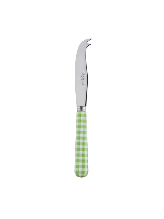 Sabre Paris Gingham Green Small Cheese Knife Weston Table