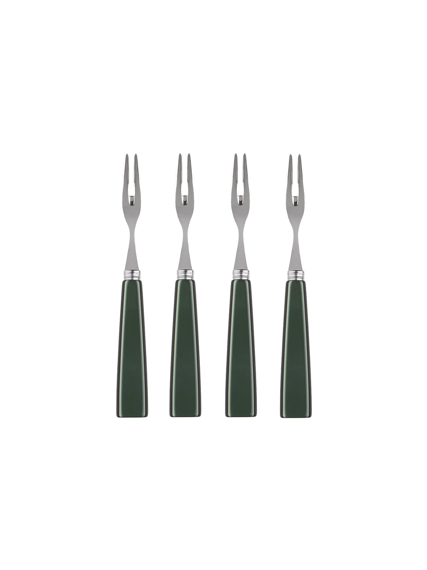 Sabre Paris Icone Dark Green Cocktail Forks Weston Table