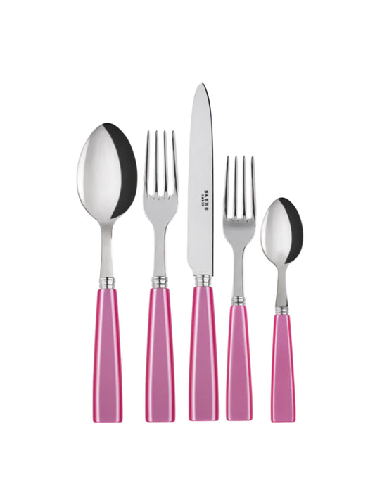 Sabre Paris Icone Pink Candy 5 Piece Place Setting Weston Table