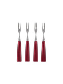 Sabre Paris Icone Red Cocktail Forks Weston Table