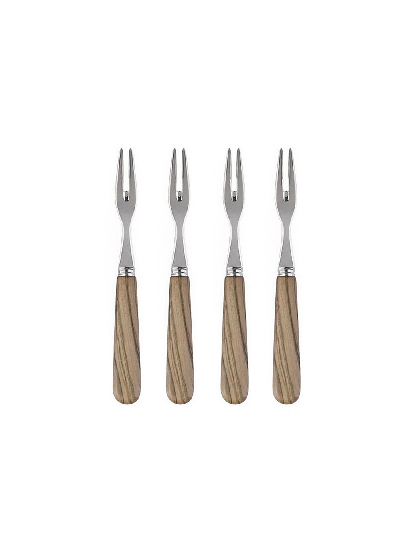 Sabre Paris Lavandou Olive Wood Cocktail Forks Weston Table