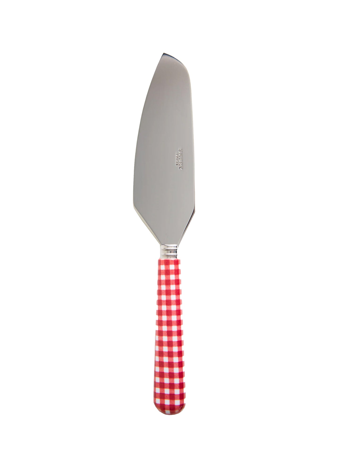 Sabre Paris Gingham Red Pie Server Weston Table