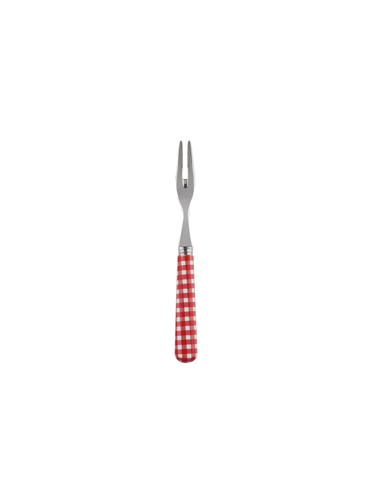 Sabre Paris Gingham Red Cocktail Forks Weston Table