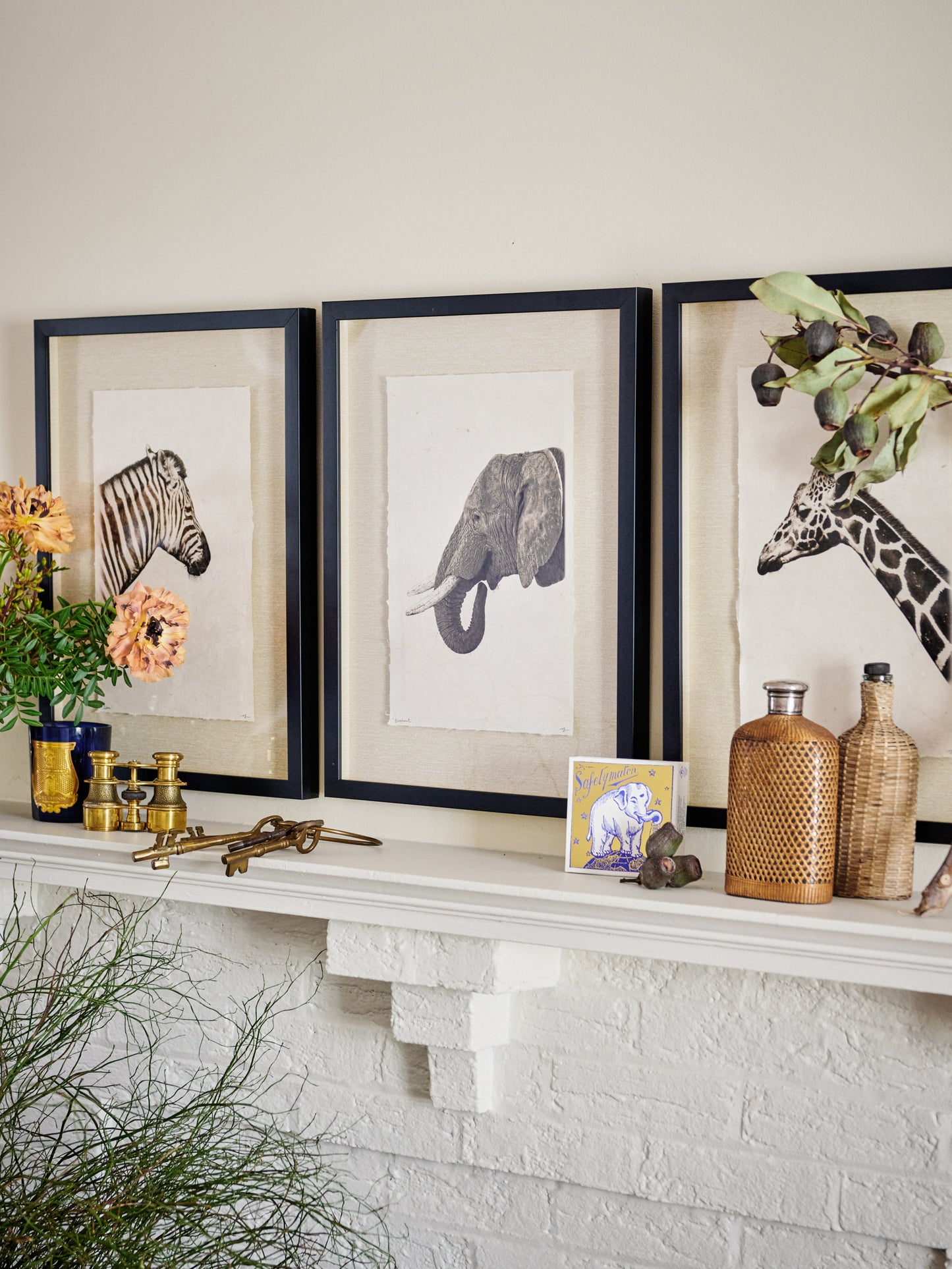 Safari Animal Wall Art Weston Table