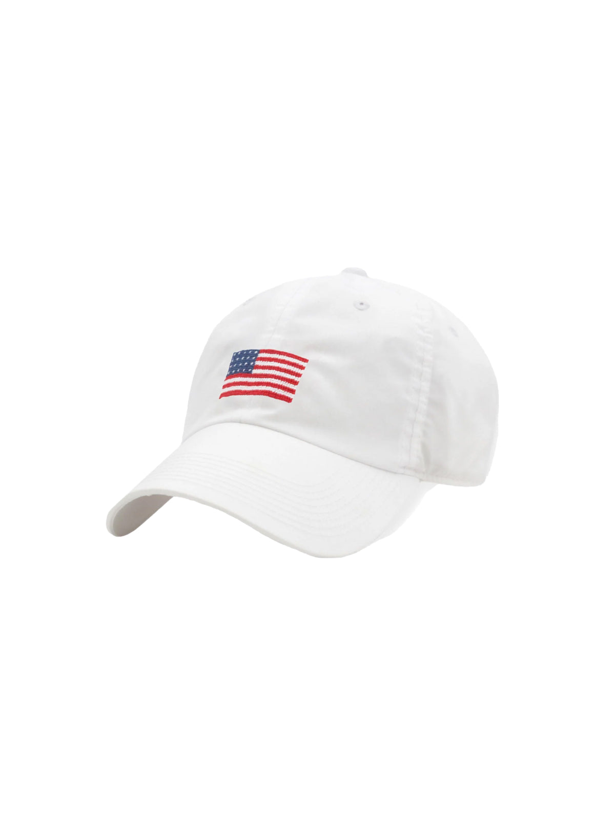 Smathers & Branson American Flag Needlepoint Performance Hat Weston Table