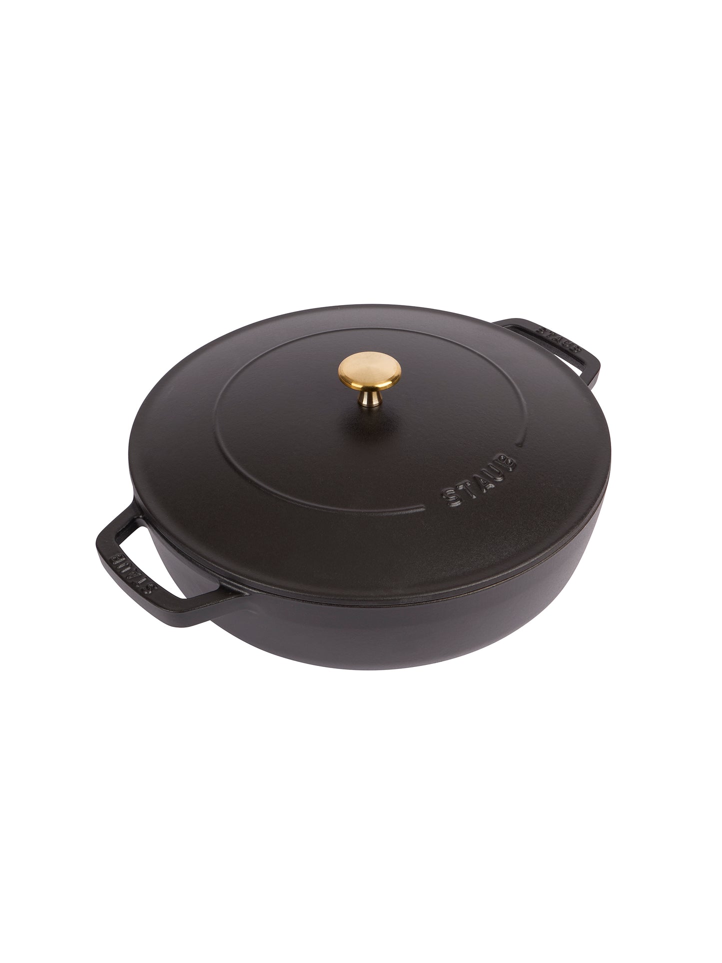 Staub Cast Iron 4 Quart Braiser with Cast Iron Lid Weston Table