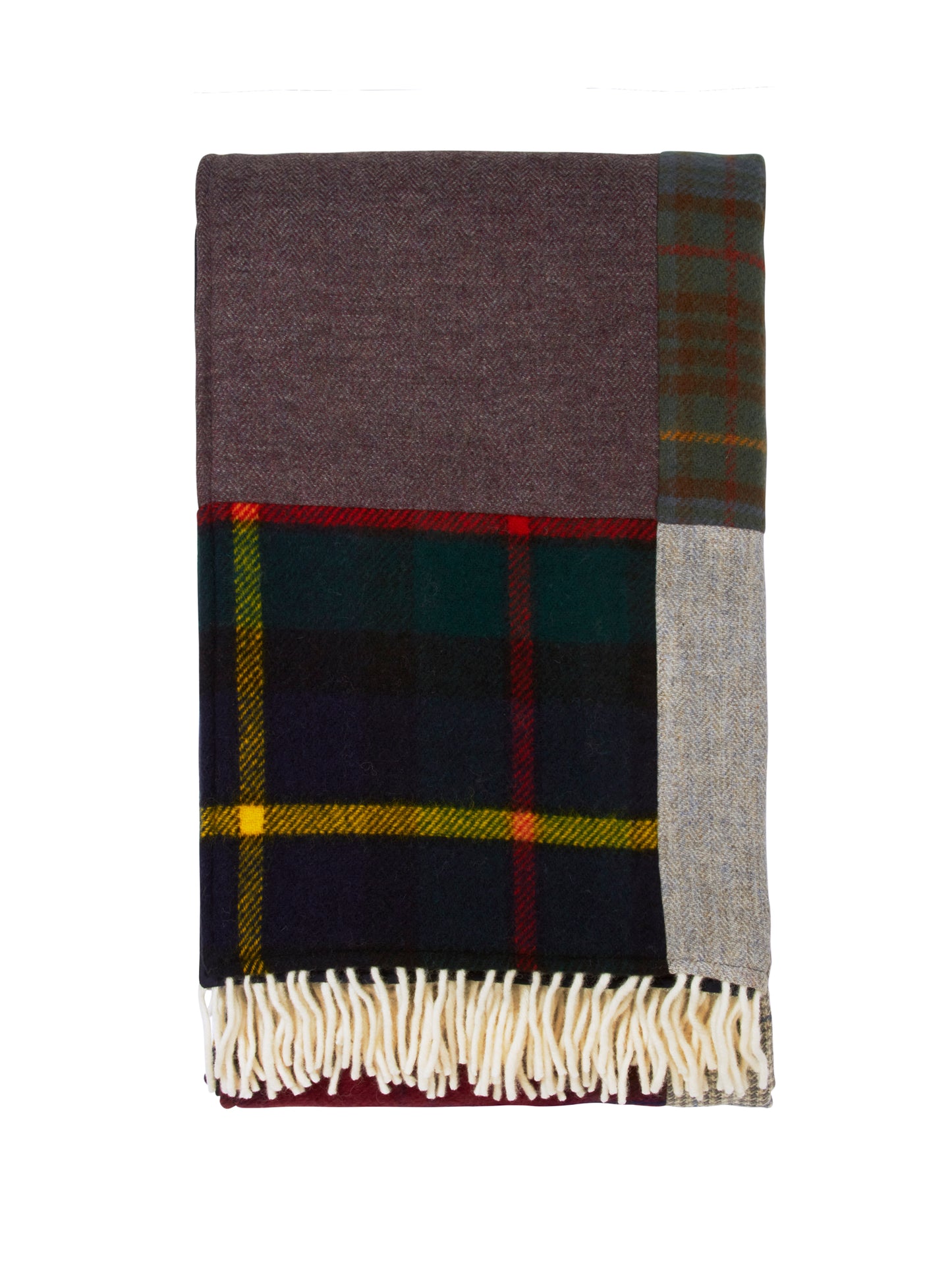 Tartan and Tweed Patchwork Throw Weston Table