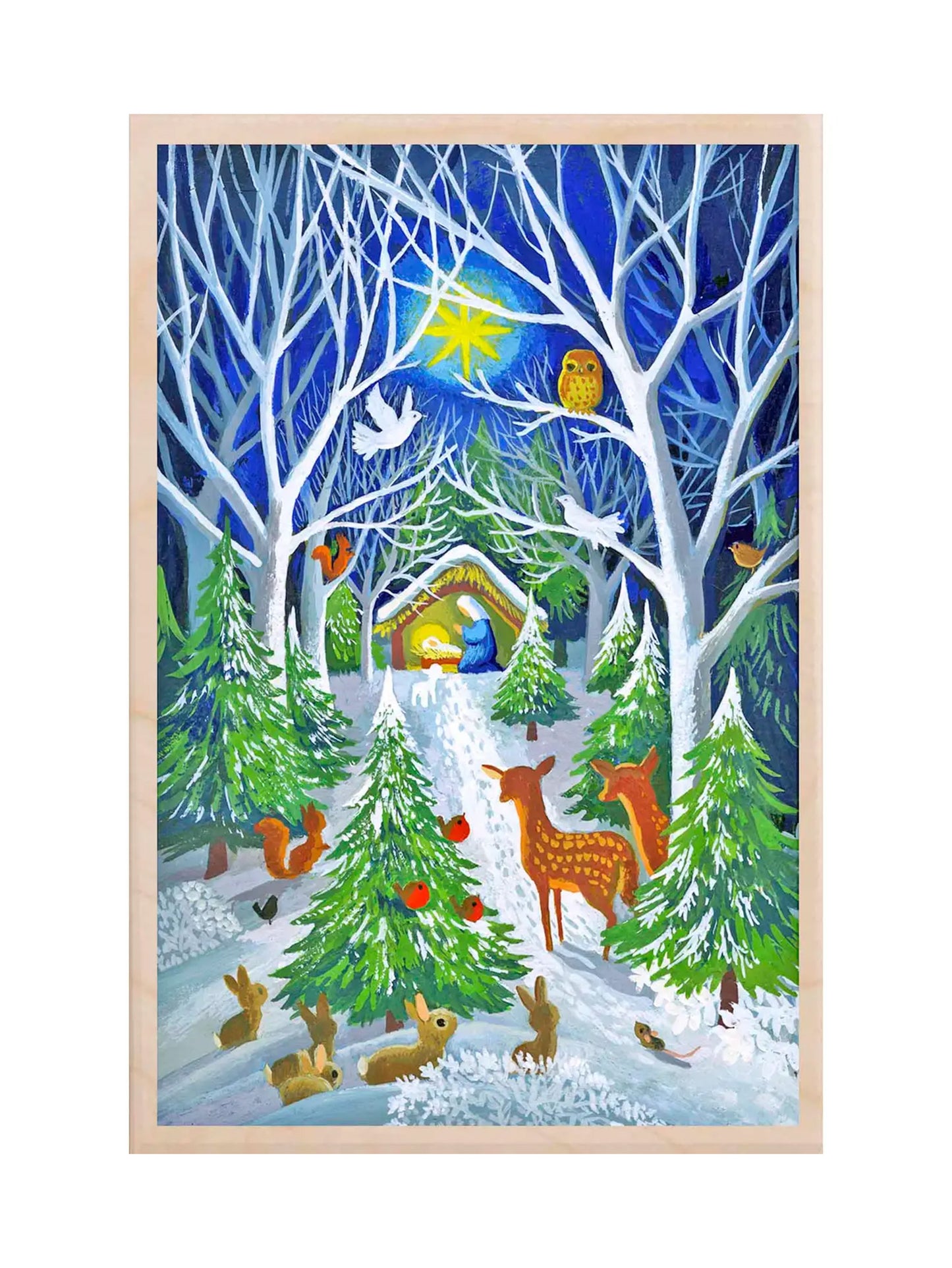 The Wooden Postcard Nativity Weston Table