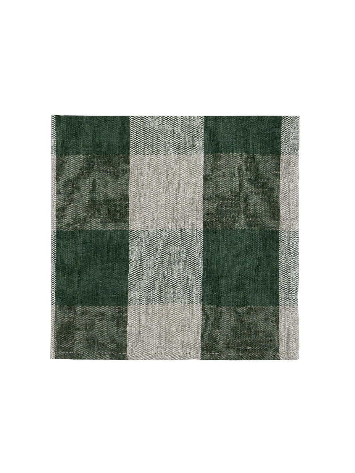 Vermont Forest Check Linen Collection Napkins Weston Table