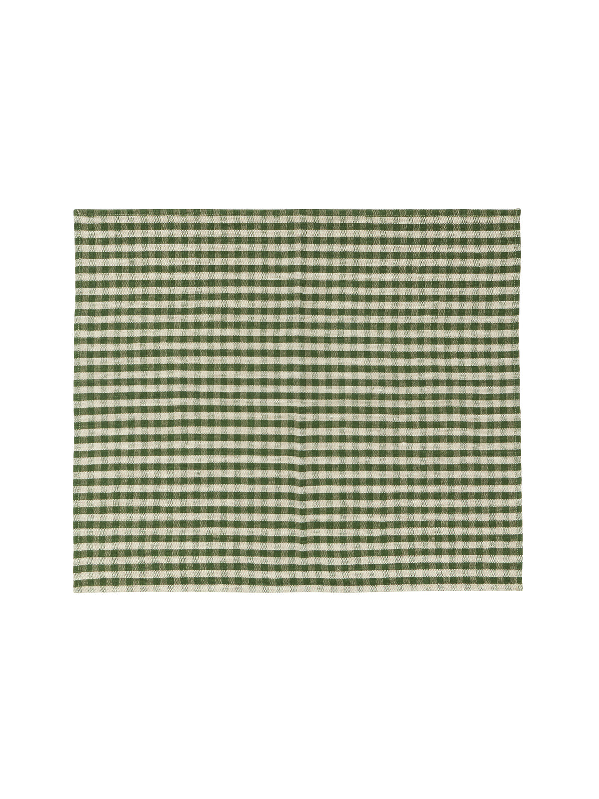 Vermont Forest Gingham Linen Collection Placemats Weston Table