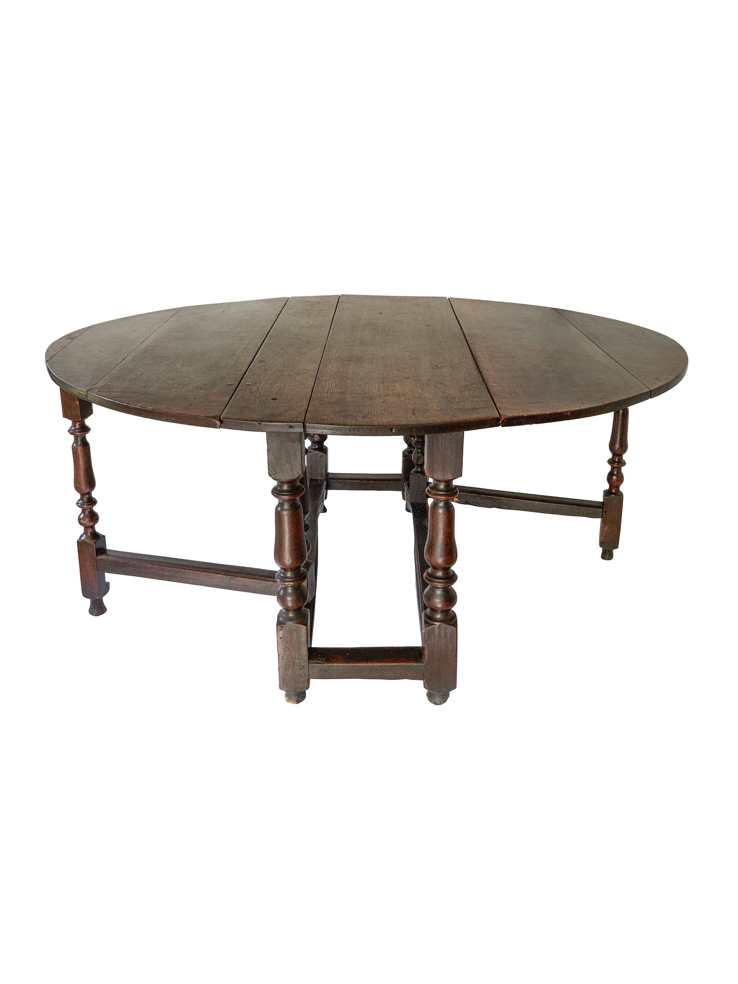 Vintage 1820s French Barrel Leg Table Weston Table