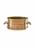 Vintage 1835 Yorkshire Imperial Half Bushel Bronze Measure Weston Table