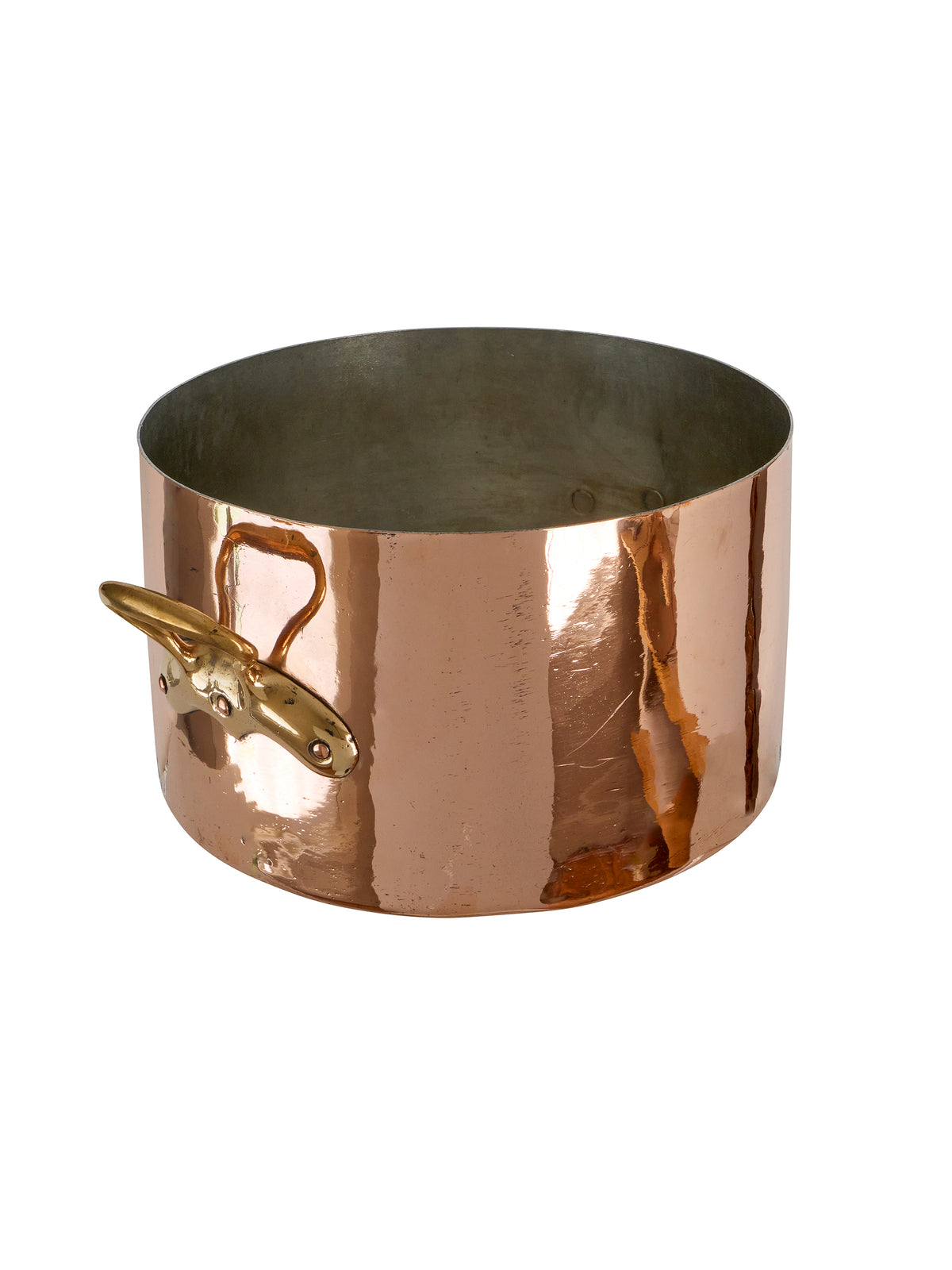 Vintage 1860s Heavy French Copper Casserole Weston Table