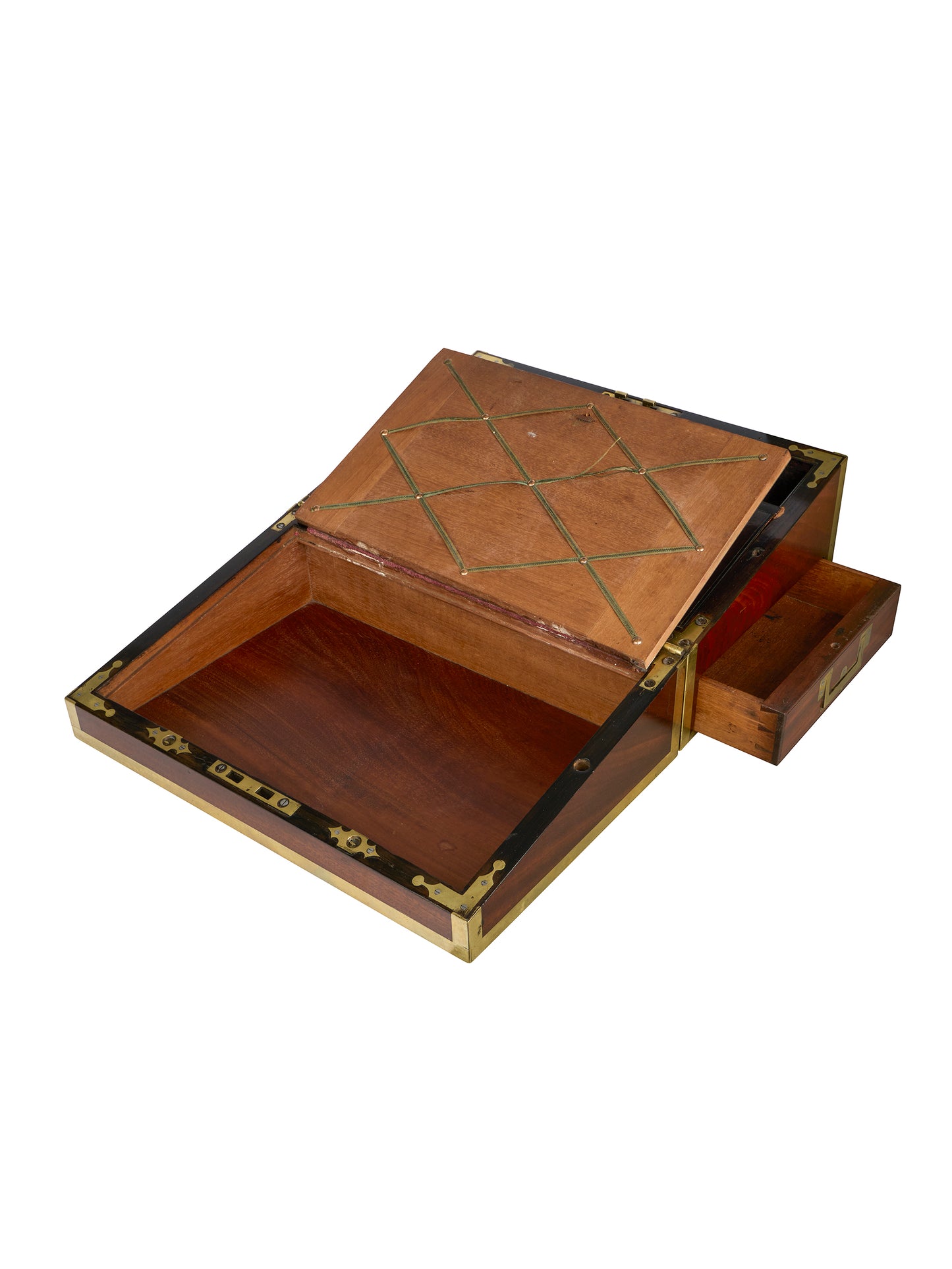 Vintage 1860s York Campaign Writing Slope Weston Table