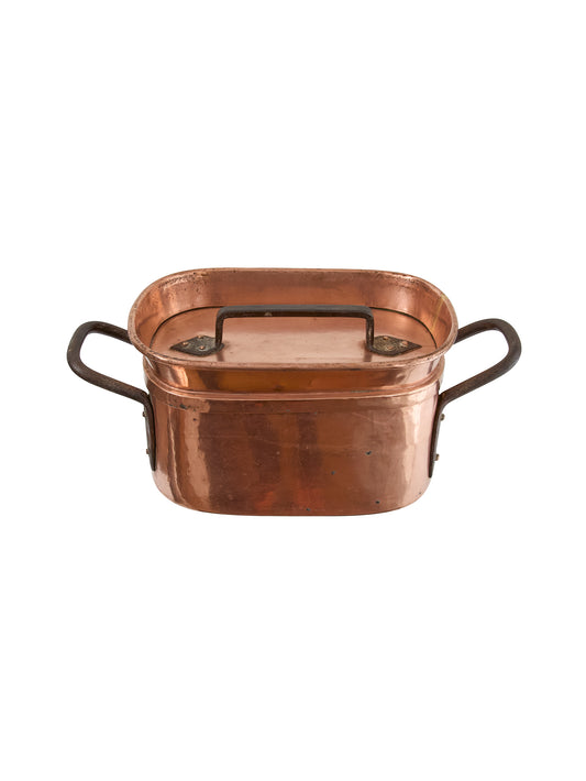 Vintage 1870s French Copper Daubiere Weston Table