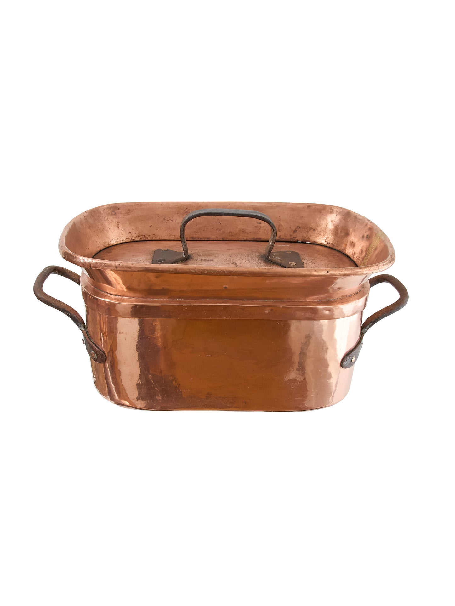 Vintage 1870s French Copper Daubiere Weston Table