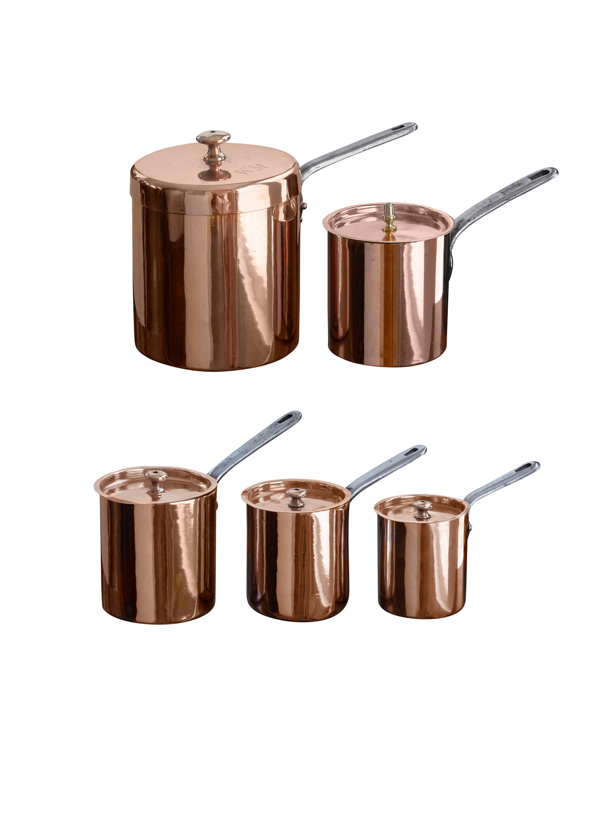 Vintage 1870s Victorian Copper Bain Marie Set Weston Table